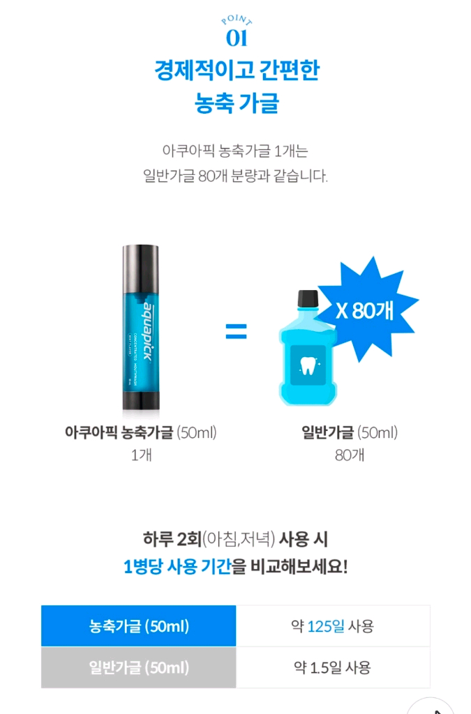 가글 #아쿠아픽 가글 #무알콜 가글 이미지