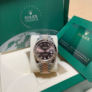 미착용 새상품 롤렉스 126331 신형 데이저스트 41 초코판 텐포로즈골드 판매합니다~~ 이미지