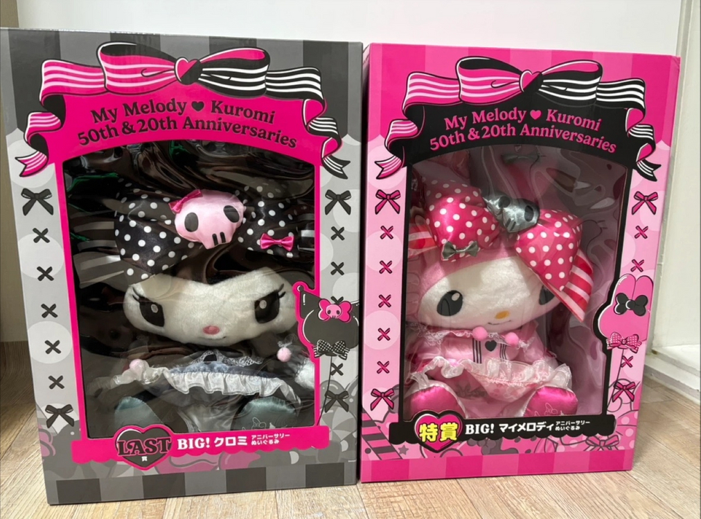 산리오 마이멜로디 쿠로미 50주년 20주년 인형 이미지