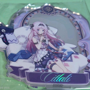 맘스터치 원신 시틀라리 아크릴 스탠드, 포카, 리딤 이미지