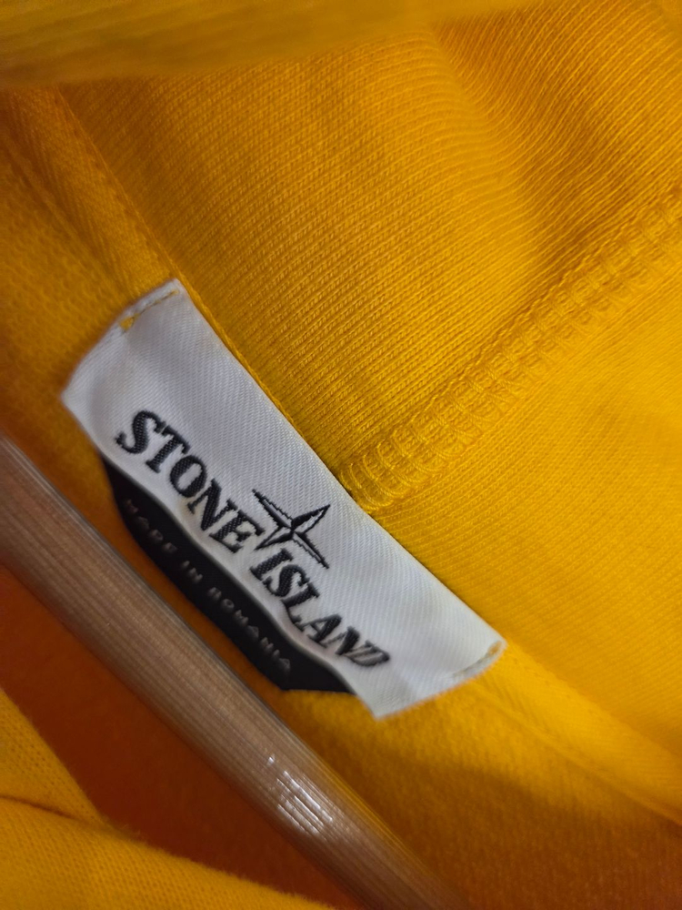 스톤아일랜드 노란색 후드티 XXL 이미지