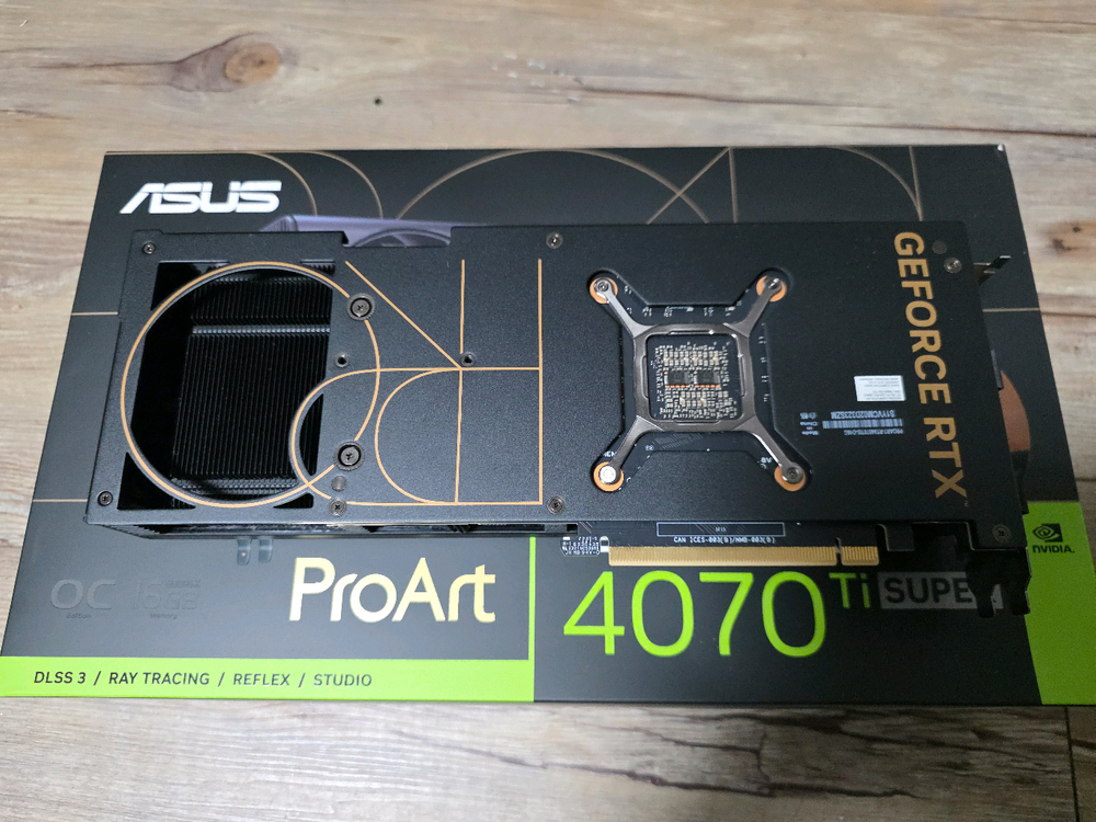 ASUS ProArt RTX 4070ti SUPER 16GB (AS 27년6월까지) 이미지