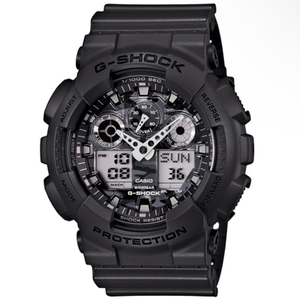 지샥 빅페이스 (GA-100) 매트블랙 카모플라쥬 (S급) 이미지