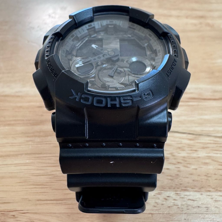 지샥 빅페이스 (GA-100) 매트블랙 카모플라쥬 (S급) 이미지