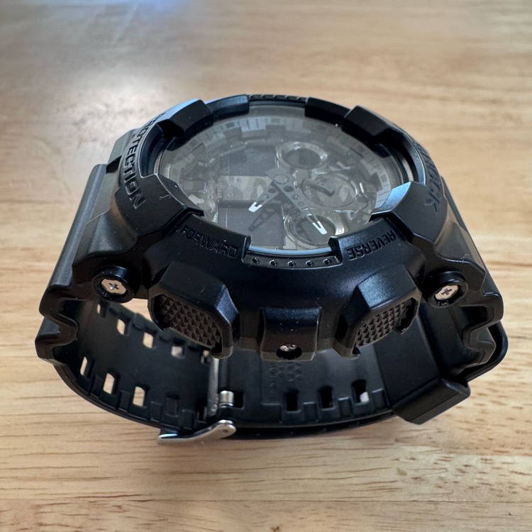 지샥 빅페이스 (GA-100) 매트블랙 카모플라쥬 (S급) 이미지