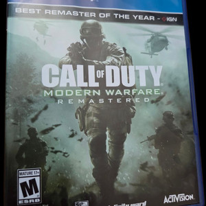 플스4 ps4 콜오브듀티 모던워페어 리마스터 (북미) 이미지