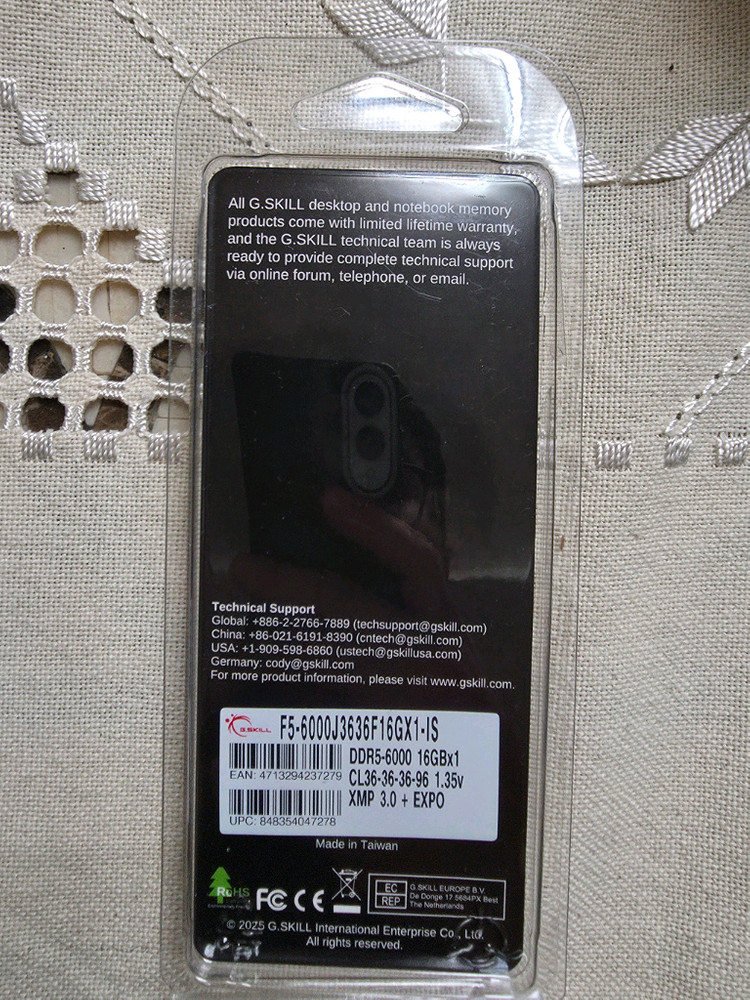 [서린정품] 지스킬 DDR5-6000 CL36 AEGIS 5 32GB (16Gx2) 이미지