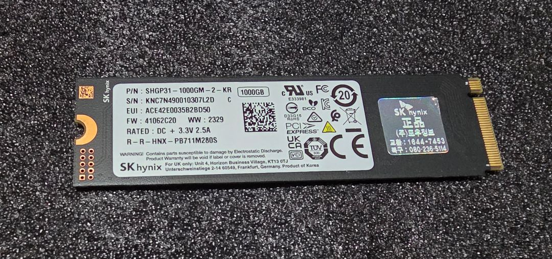 하이닉스 p31 ssd 1tb 이미지