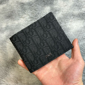 디올 오블리크 반지갑 블랙 이미지