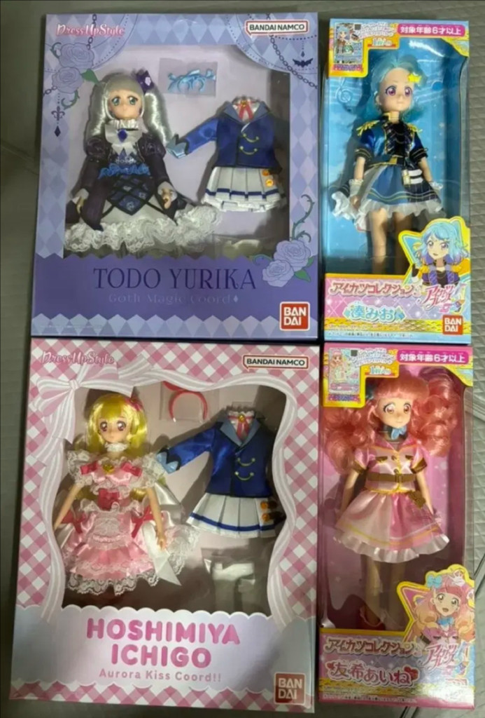 아이카츠 드레스업스타일 아이엠스타 아이네,미오,이치고,유리카인형 세트 이미지