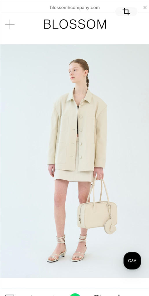 블러썸에이치컴퍼니 가방 새상품 이미지