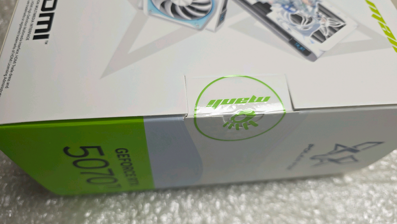 만리 RTX 5070TI 폴라폭스 V2 미개봉 새제품 팝니다. 이미지