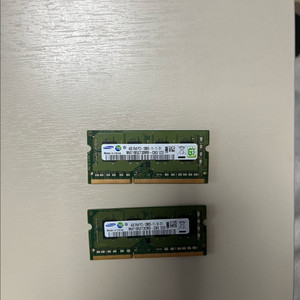 삼성 노트북 DDR3 4gb 2개 일괄 이미지