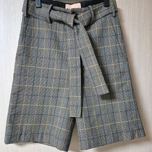 (정품) 플랜씨 팬츠 벨트 체크팬츠 반바지 36 이미지