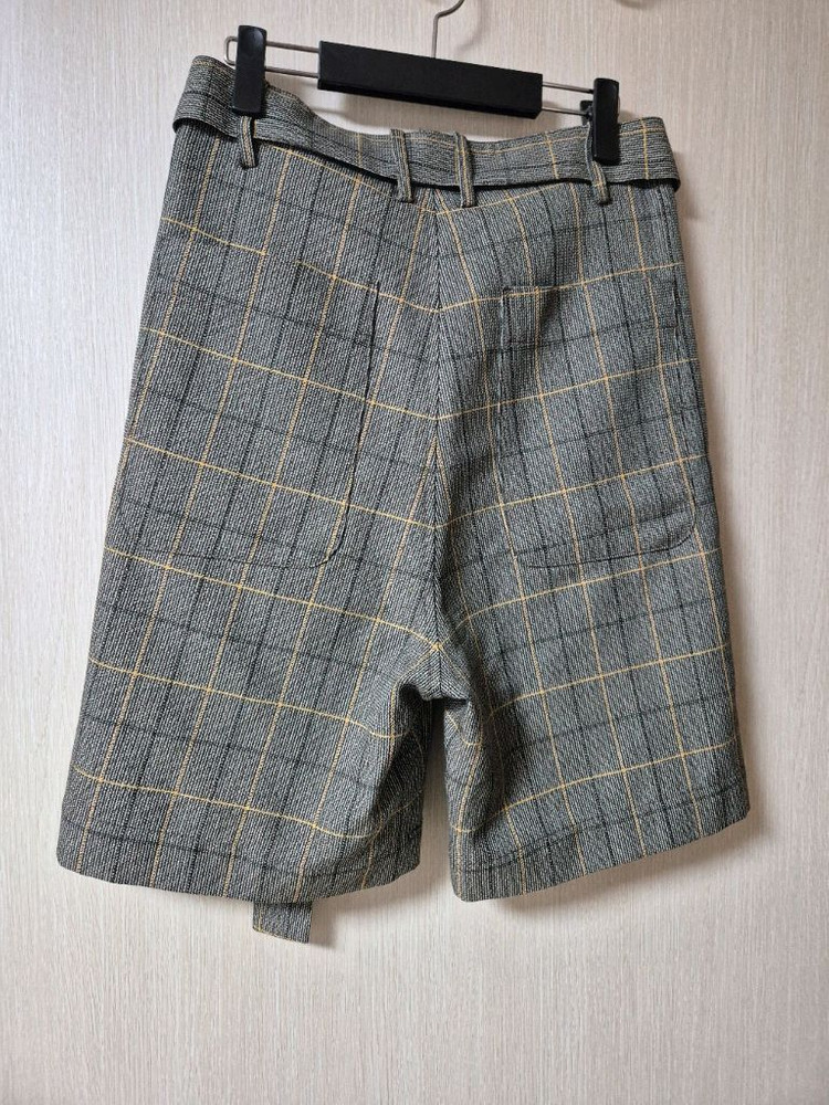 (정품) 플랜씨 팬츠 벨트 체크팬츠 반바지 36 이미지