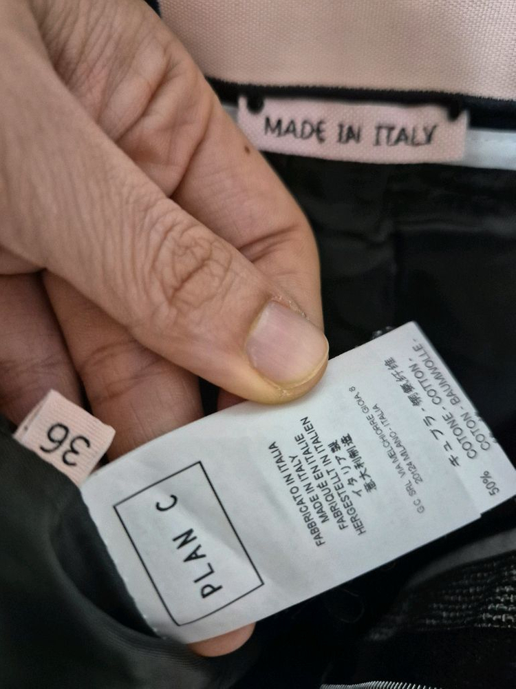 (정품) 플랜씨 팬츠 벨트 체크팬츠 반바지 36 이미지