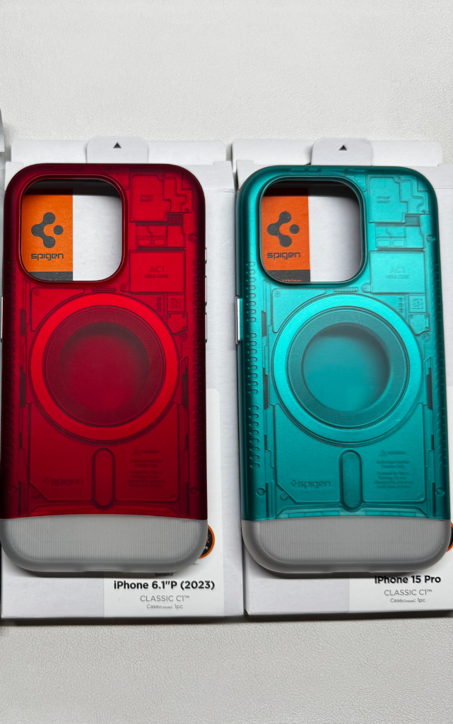 아이폰15프로 슈피겐 C1 케이스 iMac G3 에디션 2개 일괄 이미지