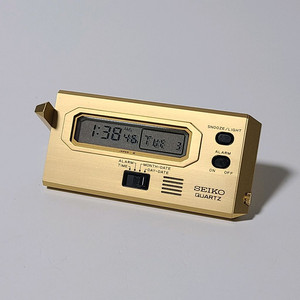세이코 빈티지 탁상 카드형 시계 알람 7431-001G 이미지