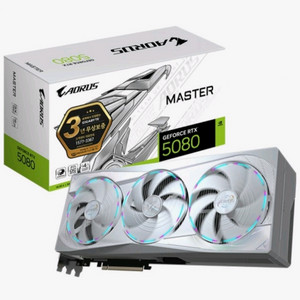 기가바이트 5080 어로스 마스터 화이트 미개봉 이미지