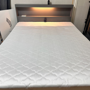 (퀸)LED 수납형 스마트 독립형 침대프레임 매트리스 세트 이미지