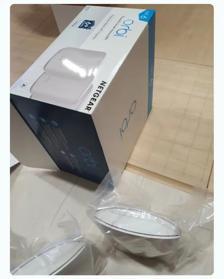 새제품) 넷기어 오르비 RBK353 듀얼밴드 메시 와이파이 6 시스템 이미지