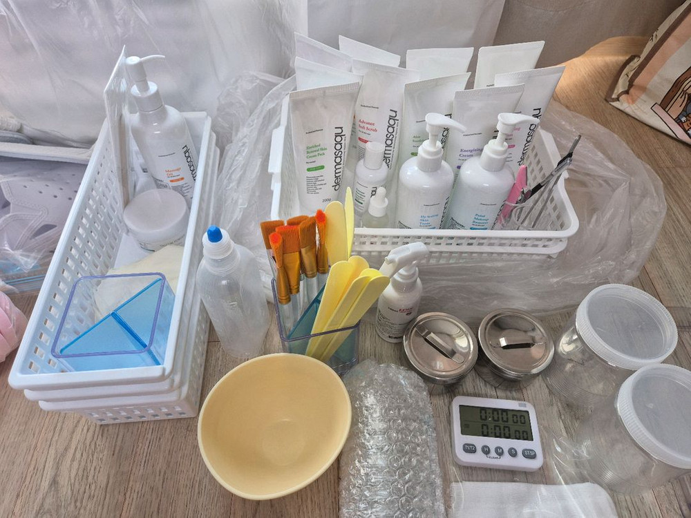 피부미용실기재료 풀세트 이미지