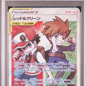포켓몬카드 일판 태그팀 레드&그린 psa10 이미지