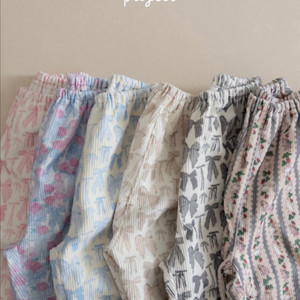 프레젠트프로젝트 프프 코듀로이 그랜마팬츠,고쟁이 그레이리본.핑크리본s 이미지