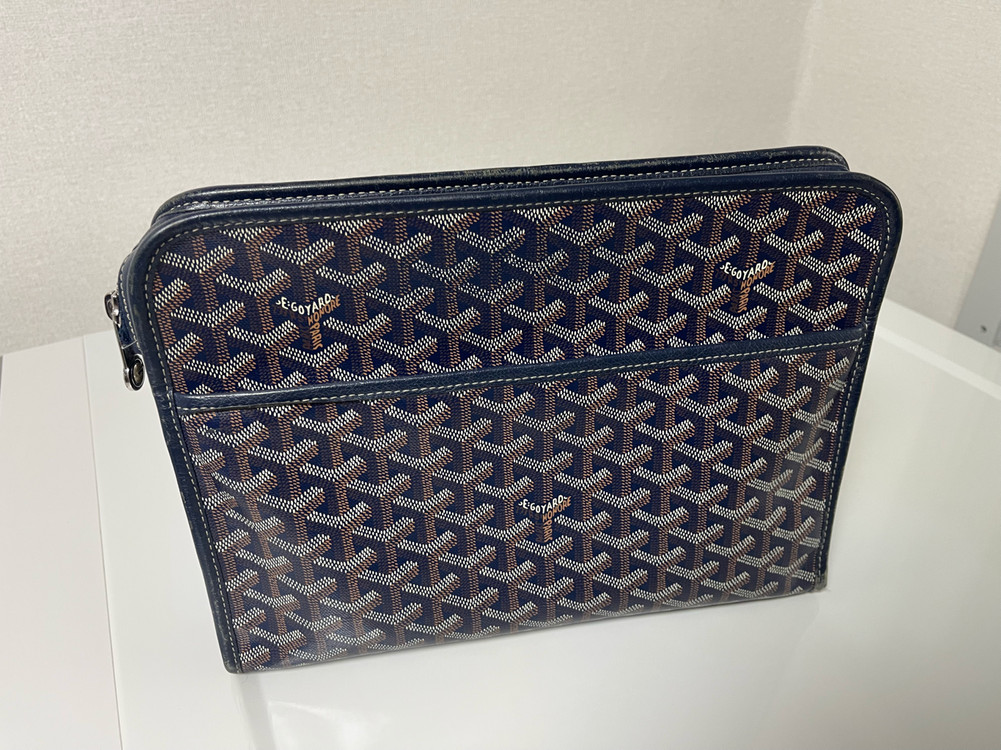 정품 고야드 쥬방스 클러치백 GM 네이비컬러(인보이스) 이미지