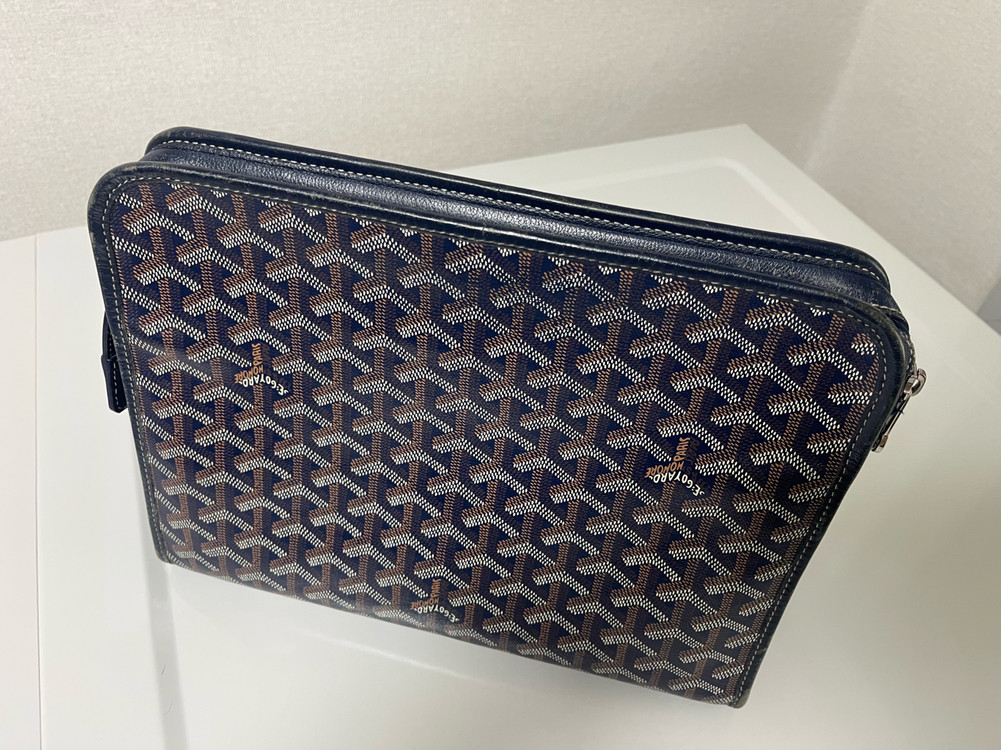 정품 고야드 쥬방스 클러치백 GM 네이비컬러(인보이스) 이미지