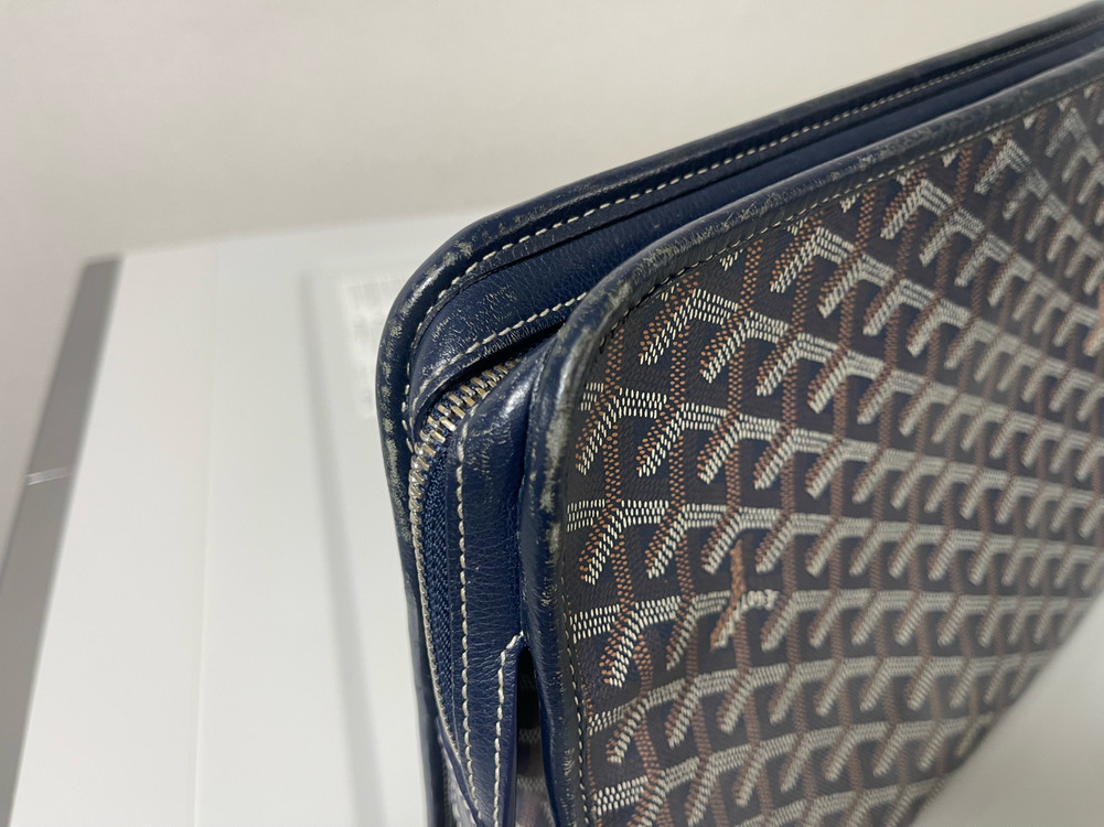 정품 고야드 쥬방스 클러치백 GM 네이비컬러(인보이스) 이미지