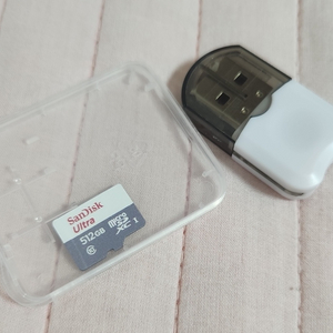 512GB 마이크로SD카드 + 카드리더기 세트 이미지