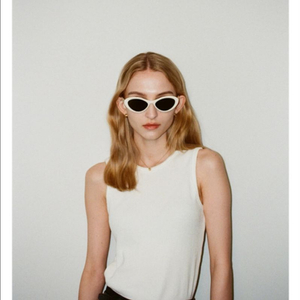 1회 착용 mahrcato 선글라스 아이보리 19>6만5천 이미지