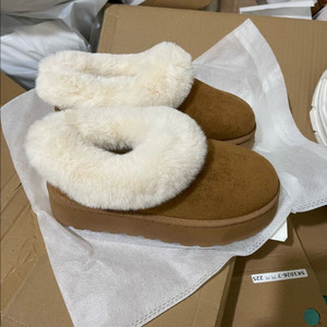 따뜻한 재고특가세일어그 슬리퍼 카멜 이미지