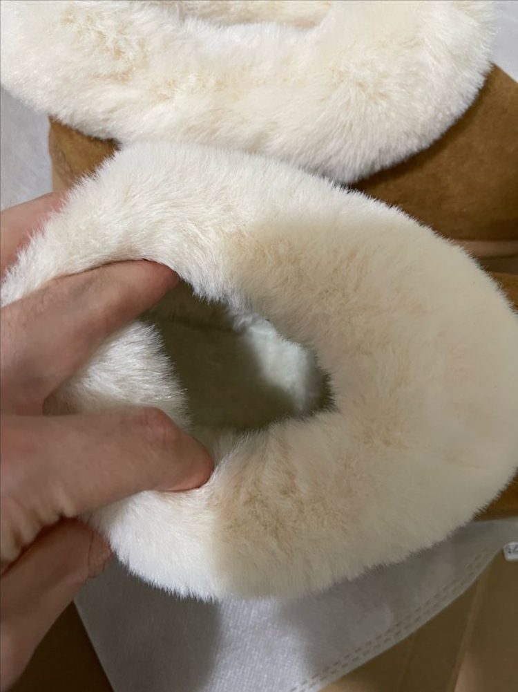 따뜻한 재고특가세일어그 슬리퍼 카멜 이미지