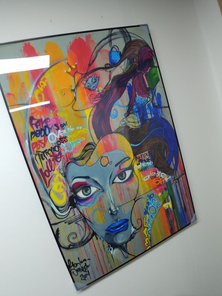 럭셔리여인 대형 그림 액자 유화그림 인테리어 소품 이미지