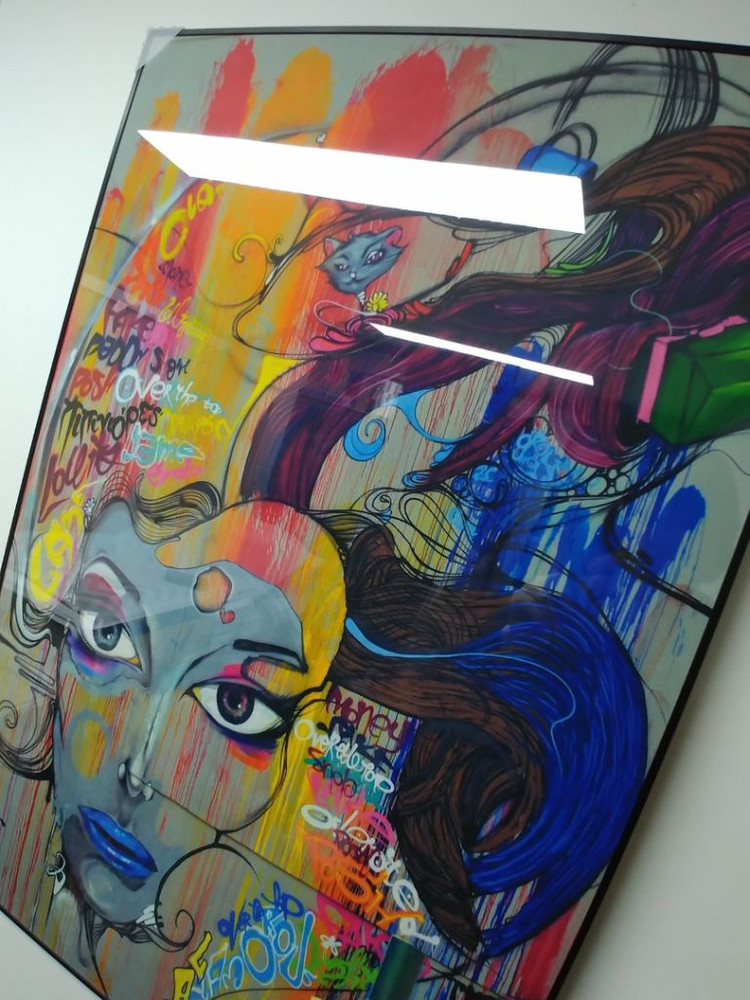 럭셔리여인 대형 그림 액자 유화그림 인테리어 소품 이미지