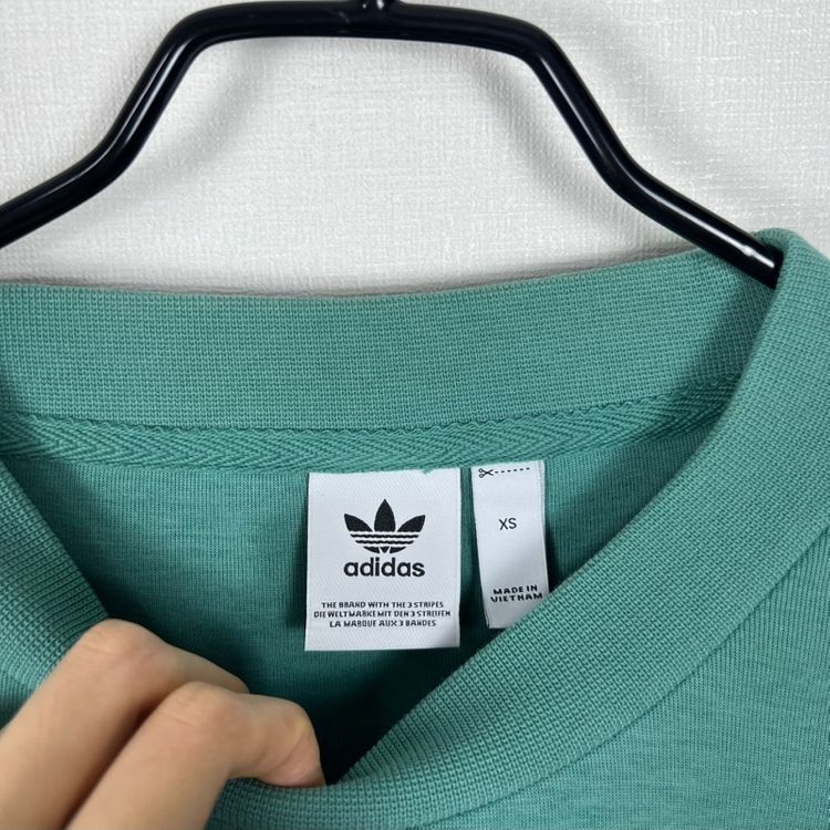 아디다스/민트 맨투맨 긴팔 티 티셔츠 여XS 85/라덴 이미지