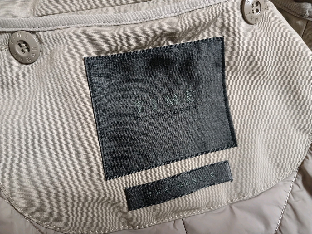 타임 옴므(한섬 정품) 남성 트렌치 코트 자켓 (베이지) (100) (상태 최상급) 이미지