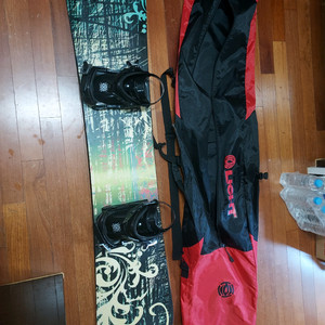 스노우보드 데크160,바인딩,가방 전부5만원 이미지