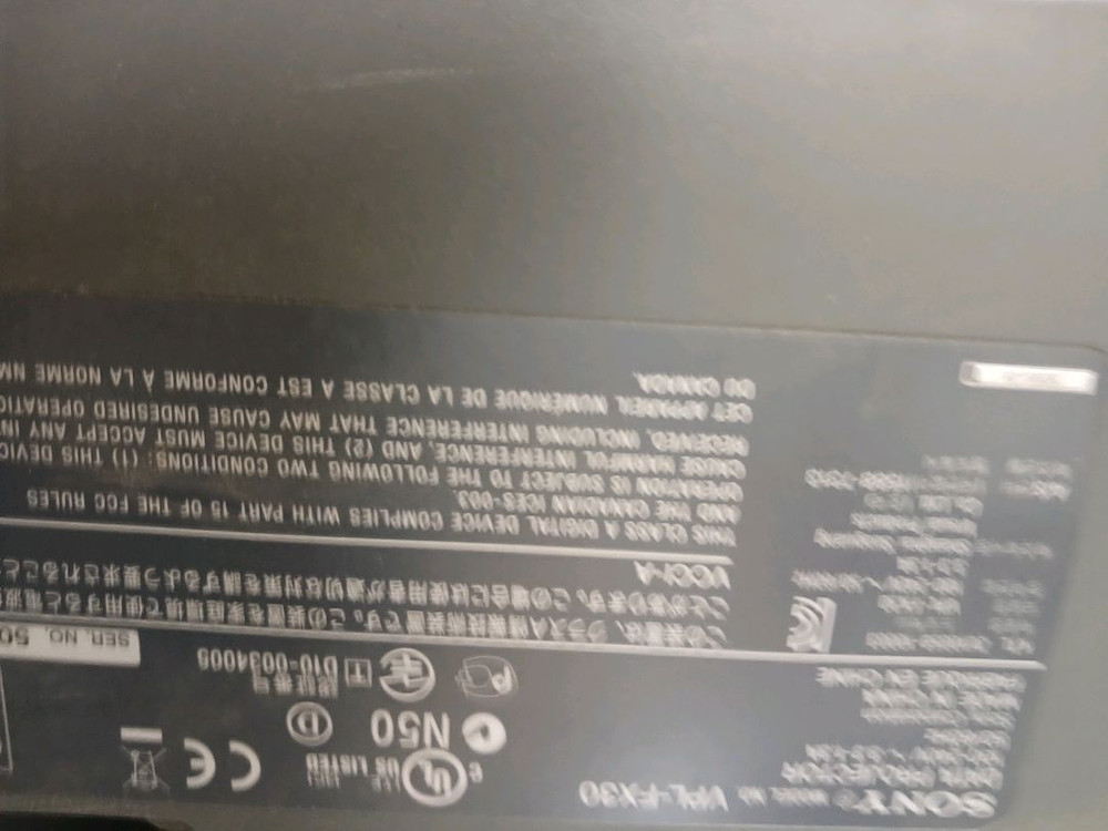 소니 빔프로젝터 vpl fx30 대학교사용품 이미지