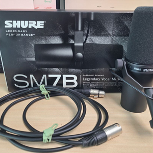 Shure SM7B 다이나믹 마이크 이미지