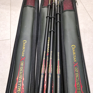 (상태최상급) 체어맨x블랙 25/27/29 민물낚시대 전천후민물대 이미지