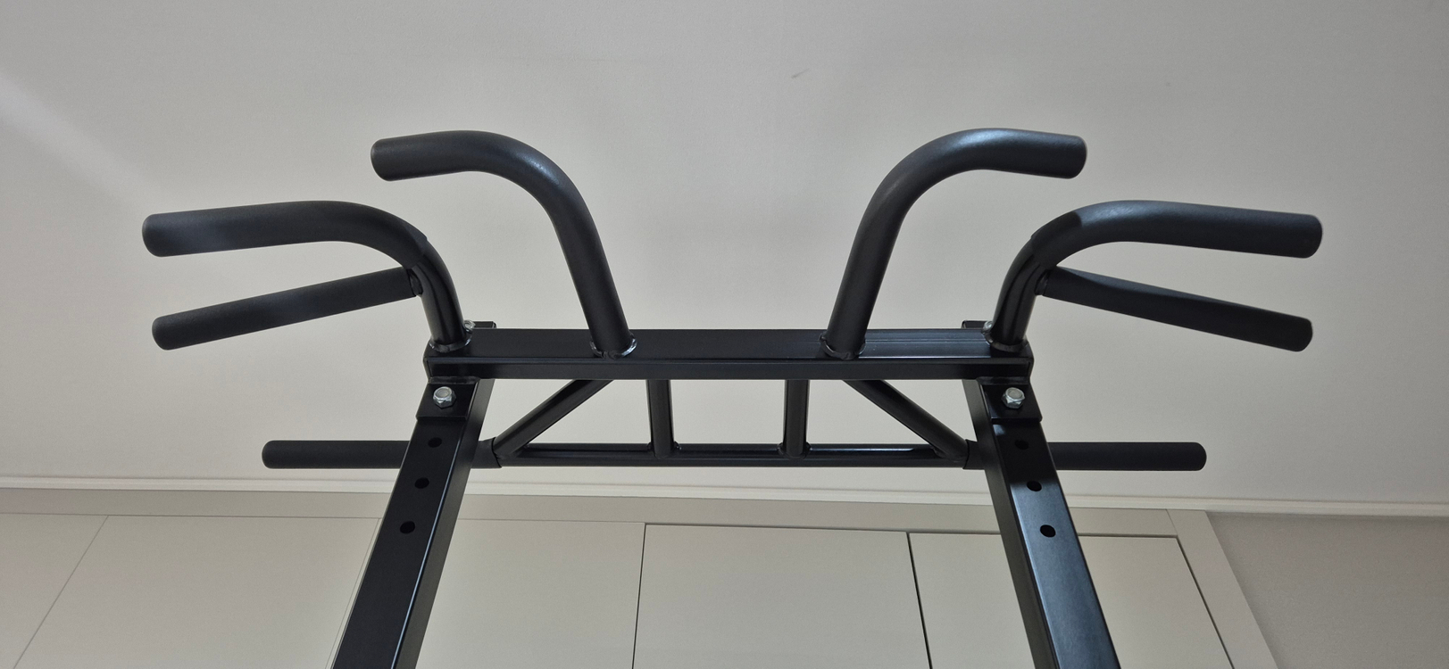 토탈벤치 502 치닝디핑 철봉 턱걸이 풀업바 딥스바 - 지역 한정 배송 조립 이미지