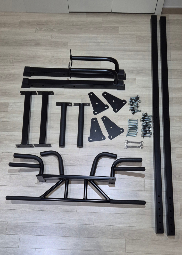 토탈벤치 502 치닝디핑 철봉 턱걸이 풀업바 딥스바 - 지역 한정 배송 조립 이미지