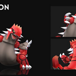 포켓몬 스케일월드 레진 Wonder 그란돈 이미지