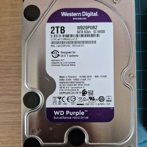 3.5인치 WD HDD 일괄 팝니다(1TB, 2TB) 이미지