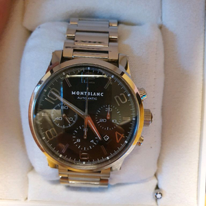 몽블랑 오토메틱시계 타임워커 크로노그래프 스틸 9668 이미지