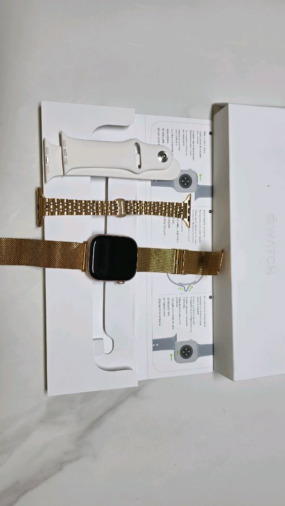 애플워치 10 로즈골드 46mm 배터리성능100 , 새상품컨디션 이미지
