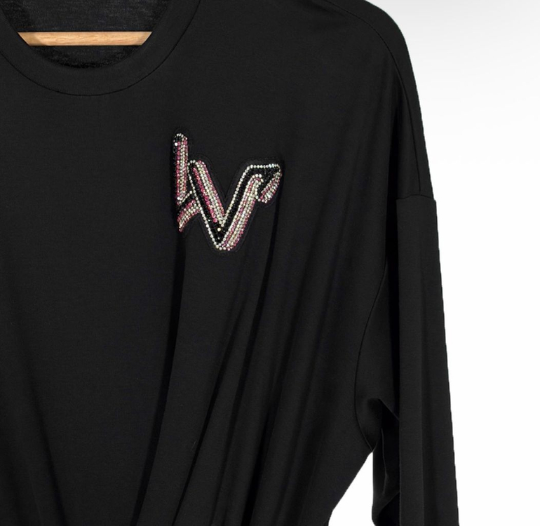 [34] 루이비통 LV 크리스탈 로고 미니 원피스 블랙 이미지